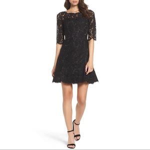 Eliza J lace fit & flare cocktail dress